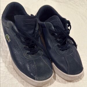Lacoste Blue Athletic Shoes with Sleek Design, size 8